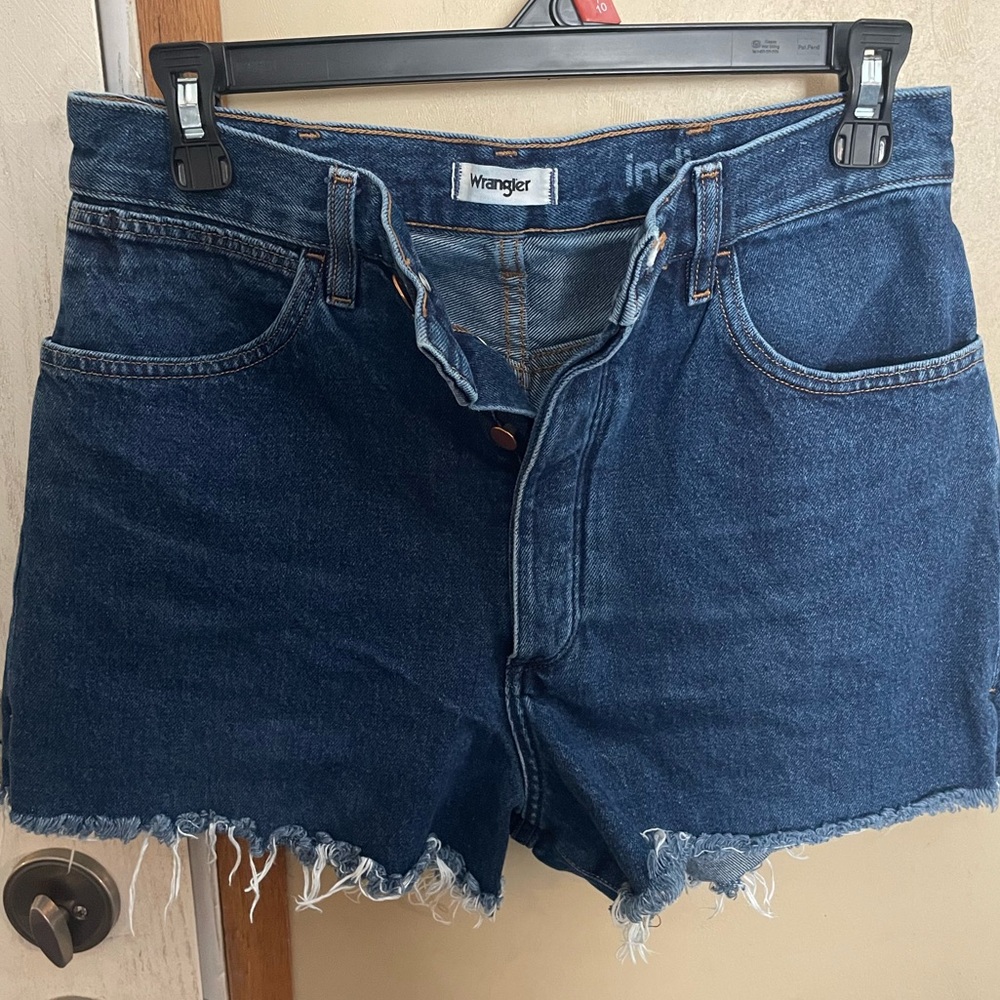 Wrangler Women’s High Rise Festival Denim Shorts